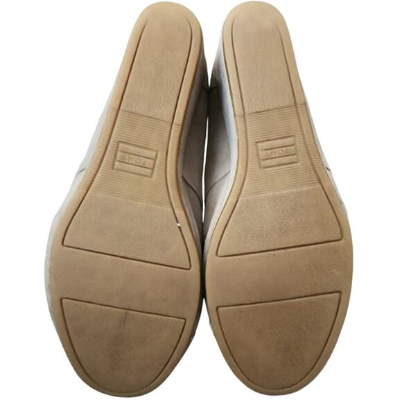 Toms Wedge Lace Up Bootie, Tan, Size 8.5 - Picture 6 of 7